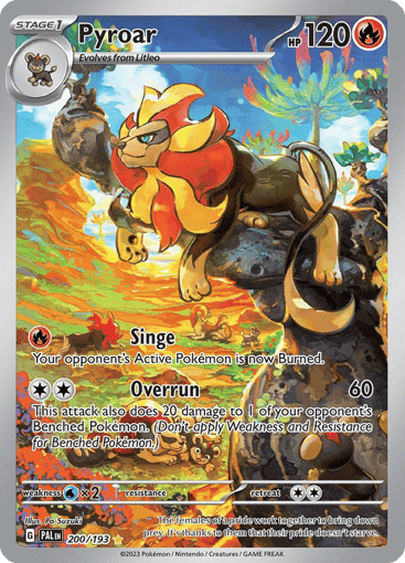 Pyroar 200/193 from Paldea Evolved