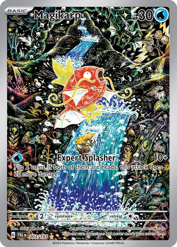Magikarp 203/193, Paldea Evolved Pokémon card