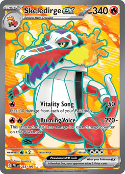 Skeledirge ex 233/193, Paldea Evolved