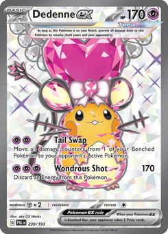 Dedenne ex 239/193, Paldea Evolved