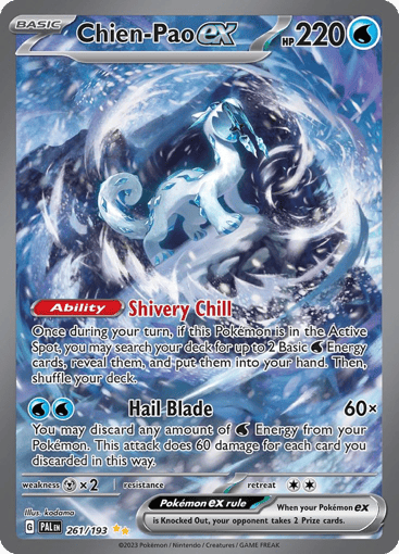 Chien-Pao ex 261/193 from Paldea Evolved