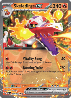 Skeledirge ex 37/193, Paldea Evolved