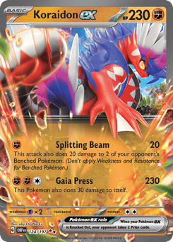 Koraidon ex 124/197, Obsidian Flames