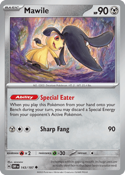 Mawile 143/197, Obsidian Flames