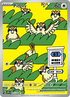 Pidgey 207/197, Obsidian Flames