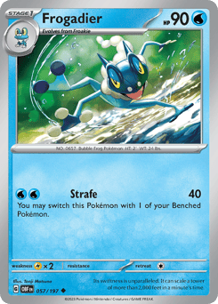 Frogadier 57/197, Obsidian Flames
