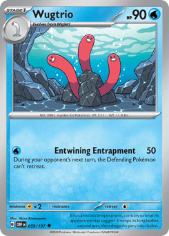 Wugtrio 59/197, Obsidian Flames