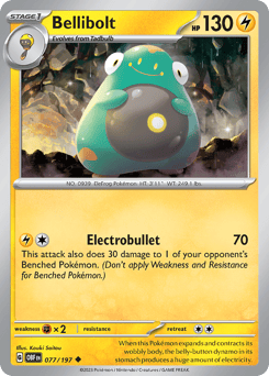 Bellibolt 77/197, Obsidian Flames