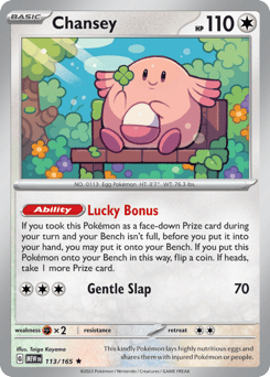Chansey 113/165, 151