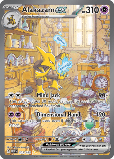 Alakazam ex 201/165 from 151