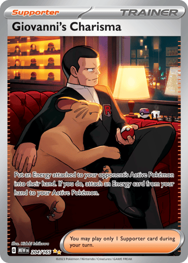 Giovanni's Charisma 204/165 from 151