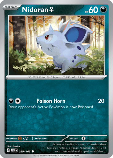 Nidoran ♀ 29/165 from 151