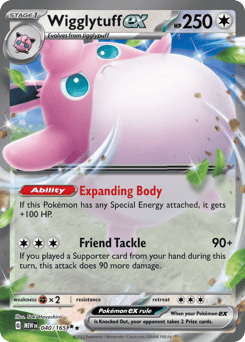 Wigglytuff ex 40/165, 151