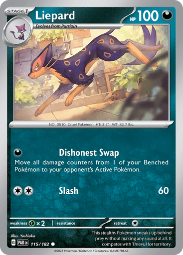 Liepard 115/182 from Paradox Rift
