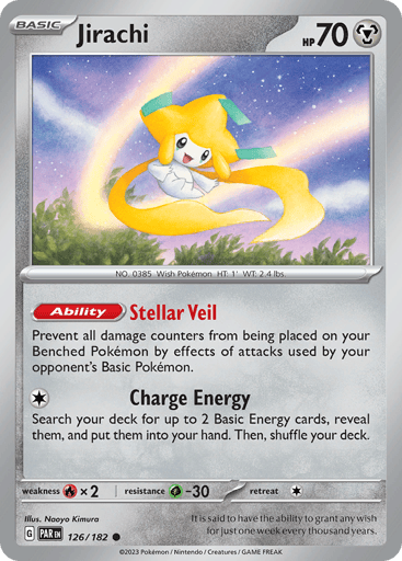 Jirachi 126/182 from Paradox Rift