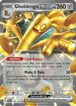 Gholdengo ex 139/182, Paradox Rift