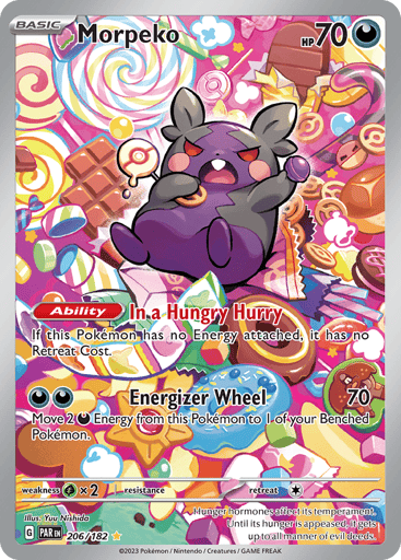 Morpeko 206/182 from Paradox Rift