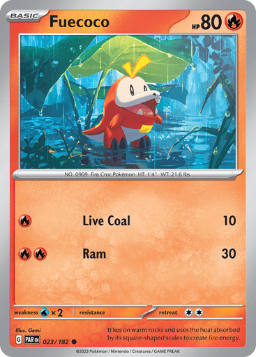 Fuecoco 23/182 from Paradox Rift