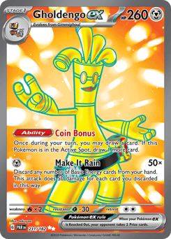 Gholdengo ex 231/182, Paradox Rift