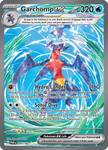 Garchomp ex 245/182 from Paradox Rift