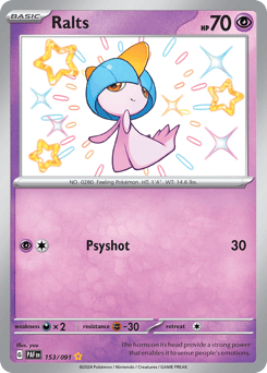 Ralts 153/91, Paldean Fates