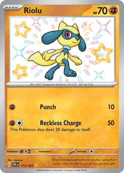 Riolu 173/91, Paldean Fates
