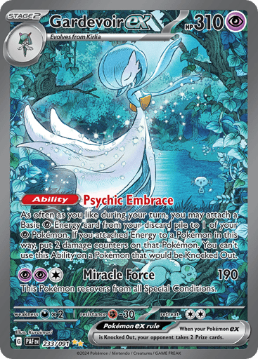 Gardevoir ex 233/91 from Paldean Fates