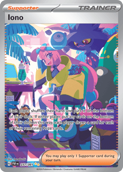 Iono 237/91 Paldean Fates