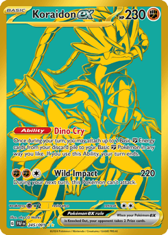 Koraidon ex 245/91, Paldean Fates