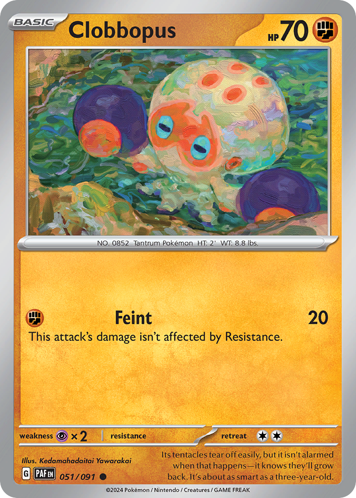 Clobbopus 51/91, Paldean Fates Pokémon card