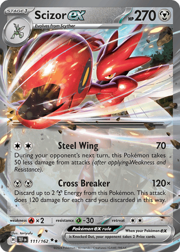 Scizor ex 111/162 from Temporal Forces
