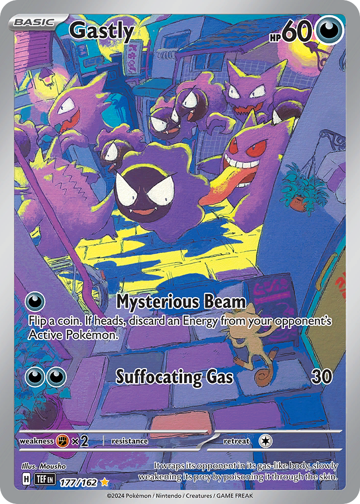 Gastly 177/162, Temporal Forces Pokémon card