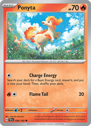Ponyta 26/162 from Temporal Forces