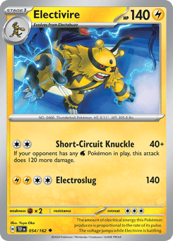 Electivire 54/162, Temporal Forces