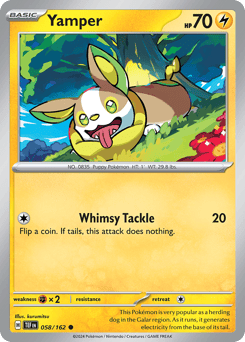 Yamper 58/162, Temporal Forces