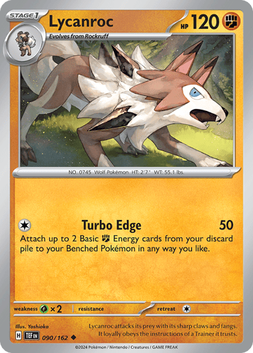 Lycanroc 90/162 from Temporal Forces