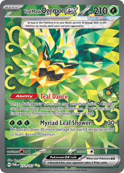 Teal Mask Ogerpon ex 211/167, Twilight Masquerade