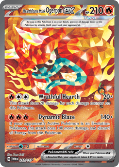 Hearthflame Mask Ogerpon ex 212/167, Twilight Masquerade