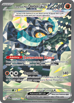 Cornerstone Mask Ogerpon ex 215/167, Twilight Masquerade
