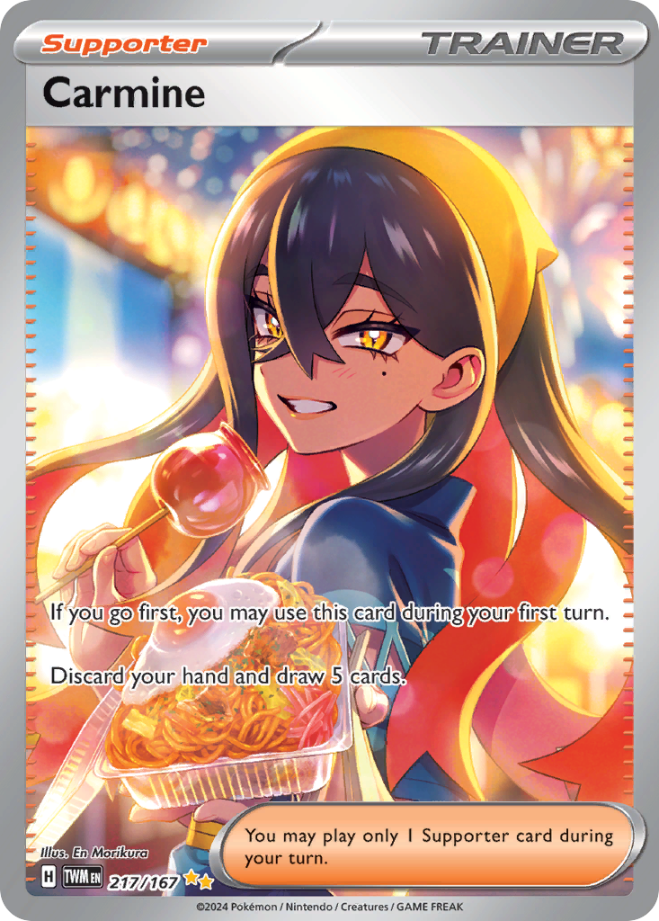 Carmine 217/167, Twilight Masquerade Pokémon card