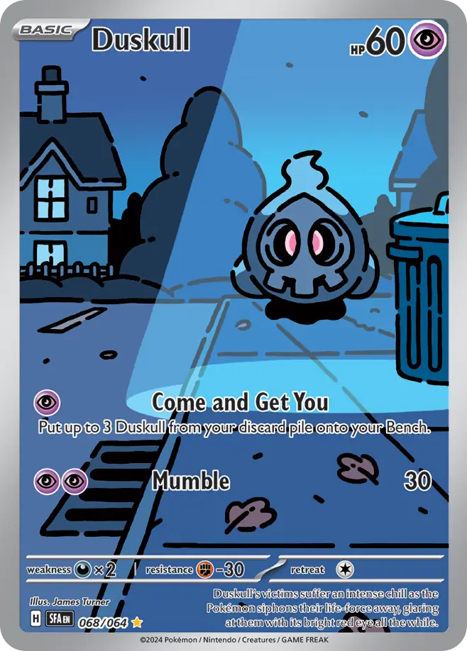 Duskull 68/64, Shrouded Fable Pokémon card
