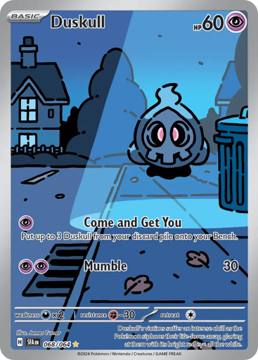 Duskull 68/64 from Shrouded Fable