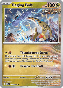 Raging Bolt 111/142, Stellar Crown