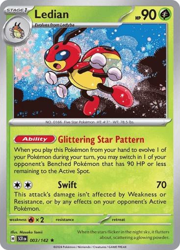 Ledian 3/142 from Stellar Crown