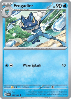 Frogadier 40/142, Stellar Crown