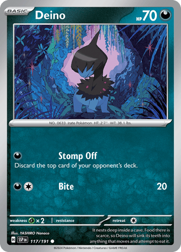 Deino 117/191 from Surging Sparks