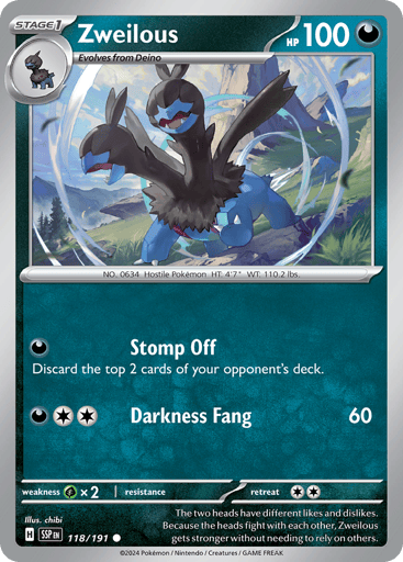 Zweilous 118/191 from Surging Sparks
