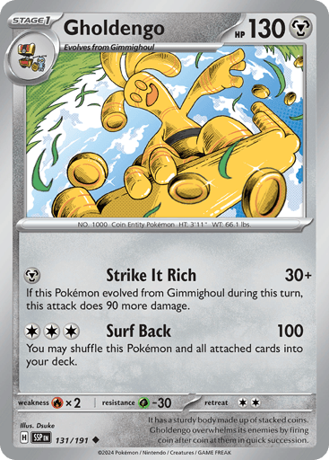 Gholdengo 131/191 from Surging Sparks