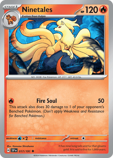 Ninetales 17/191 from Surging Sparks