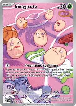 Exeggcute 192/191, Surging Sparks